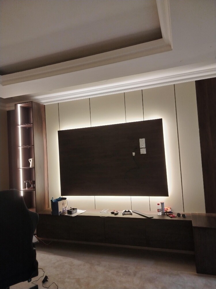 luxury TV unit and Decor. - 18