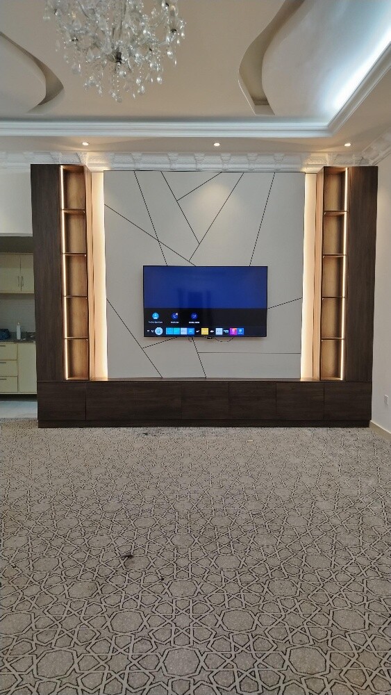 luxury TV unit and Decor. - 2