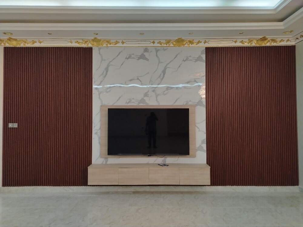 luxury TV unit and Decor. - 11