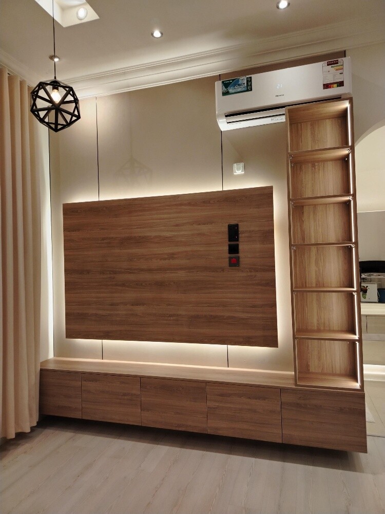 luxury TV unit and Decor. - 23
