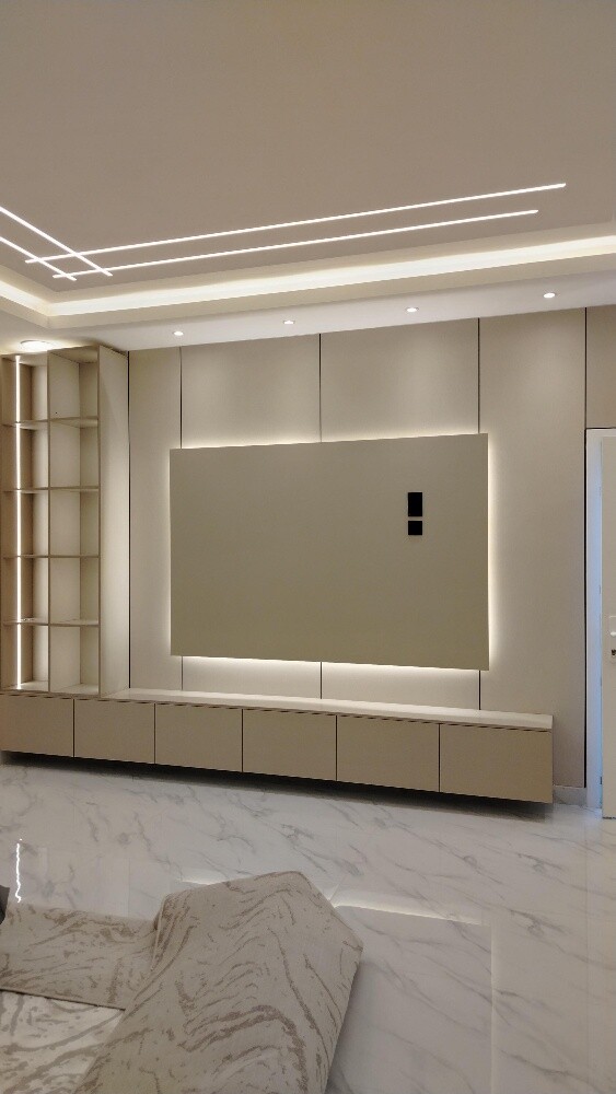 luxury TV unit and Decor. - 6