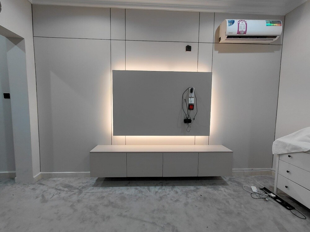 luxury TV unit and Decor. - 20
