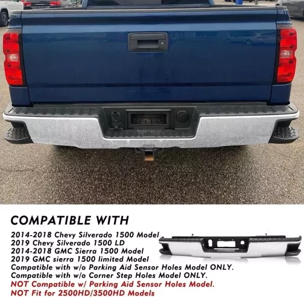 Rear Bumper14-18GMC-Chevy - 3