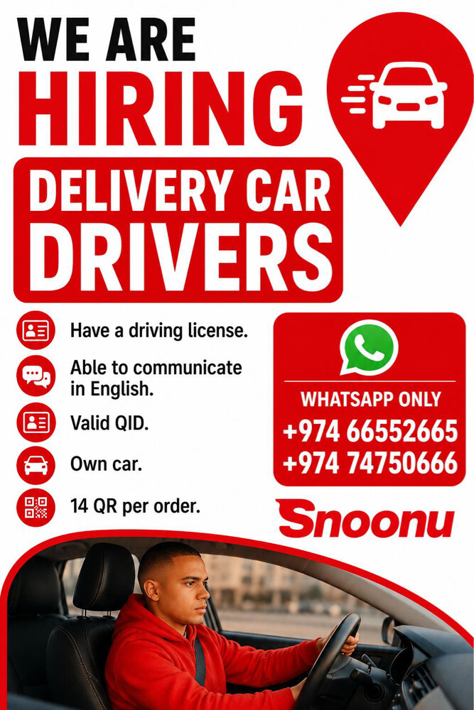 Drivers Needed – Join Snoonu - 1
