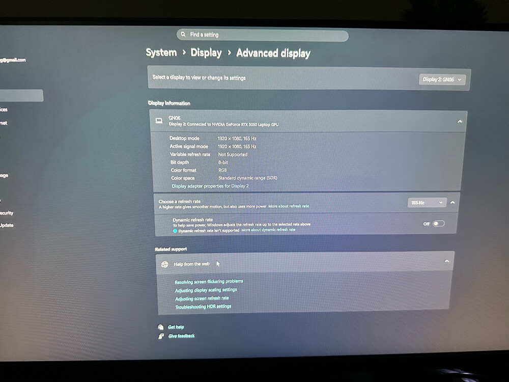KOORUI 27” Gaming Monitor 165Hz - 2