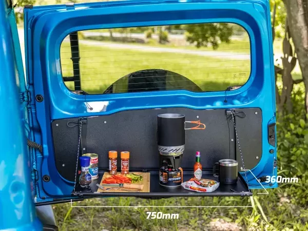 Rear Tailgate Drop Down Table - 5