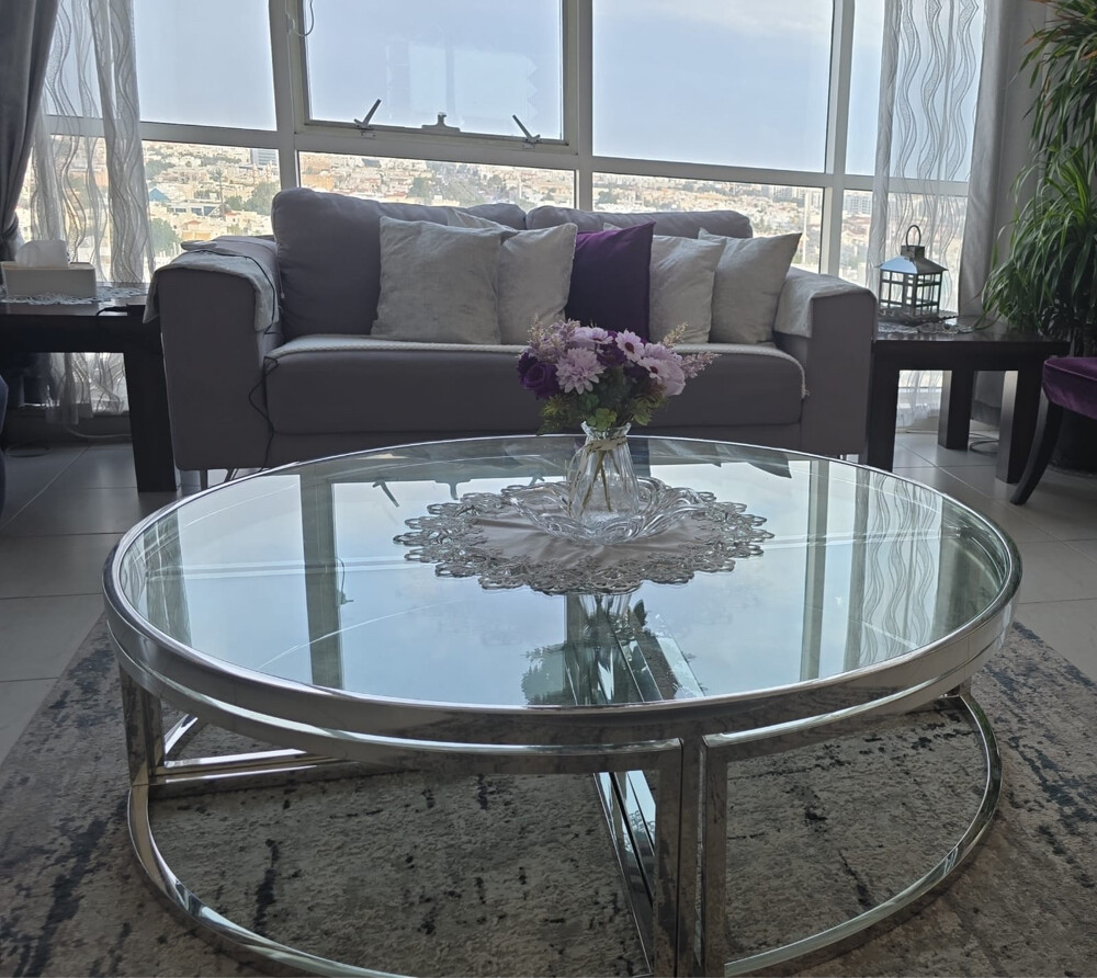 طاولة قهوة دائرية من تو اكسل - 2