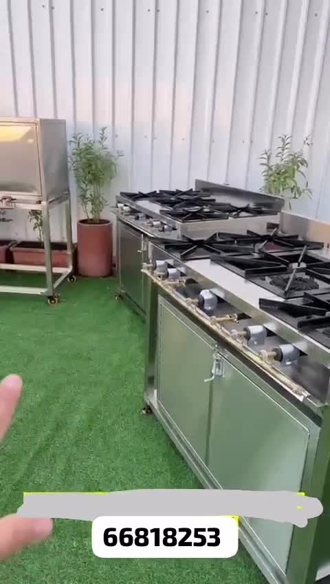 5 burner ovens with oven - 4