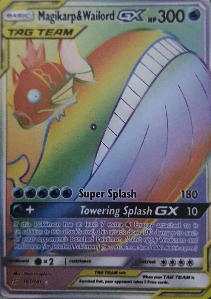 Pokemon card. Magikarp&wailord. - 2