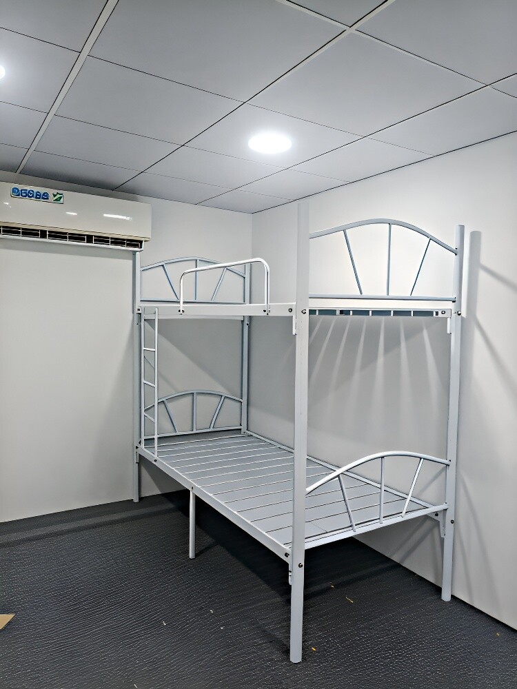 Metal Bunk Bed & mattress available - 10