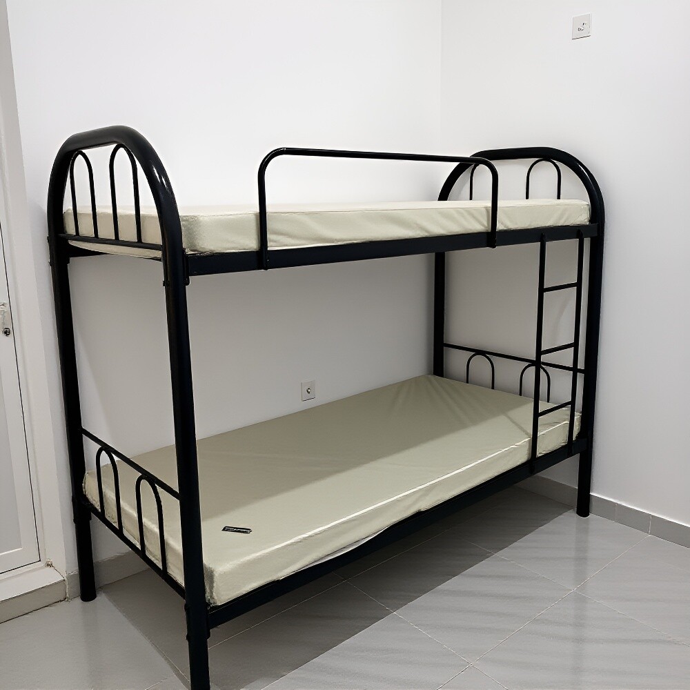 Metal Bunk Bed & mattress available - 3