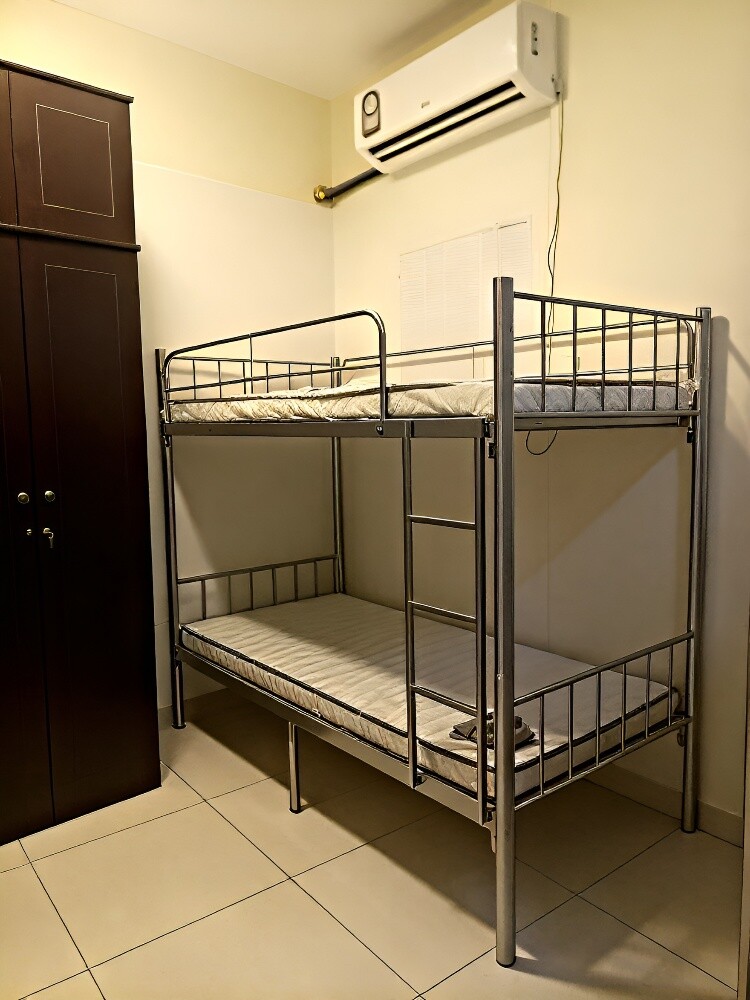 Metal Bunk Bed & mattress available - 2
