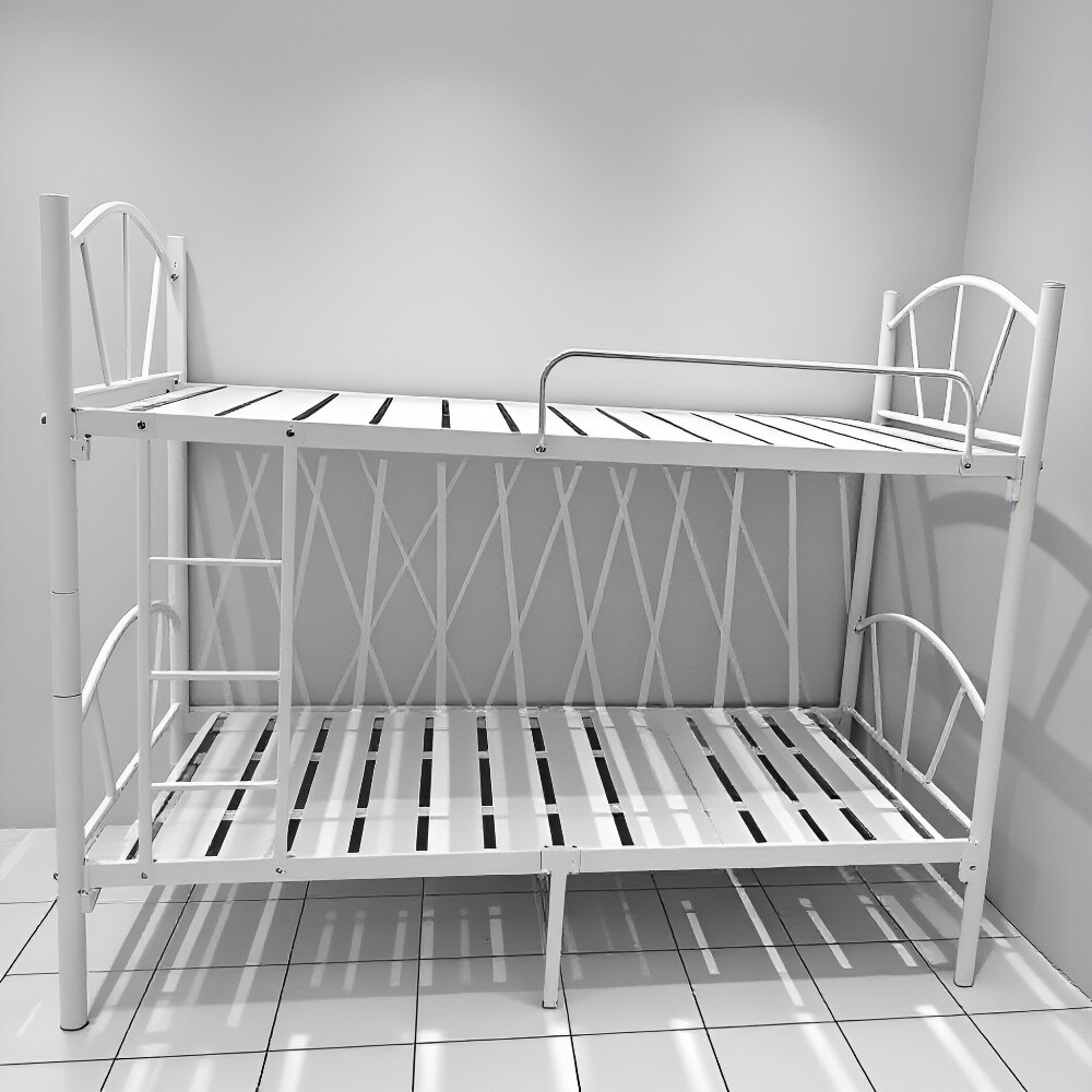 Metal Bunk Bed & mattress available - 4