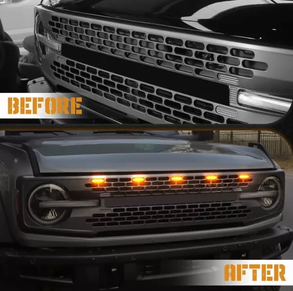 Bronco 5A Led Front Grill Lights - 3