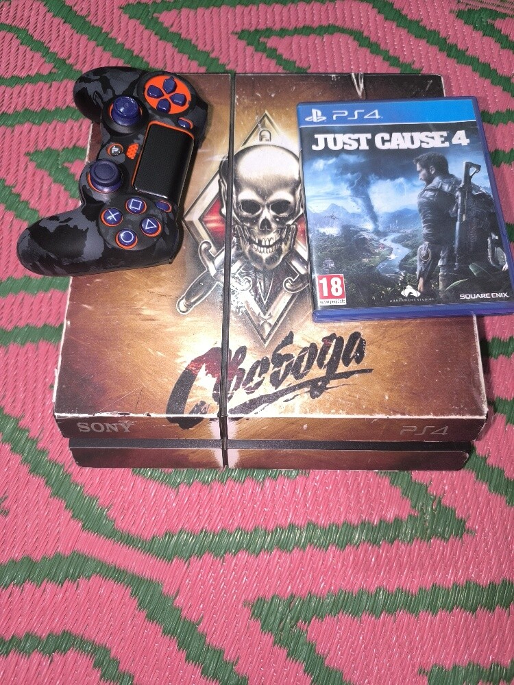 Ps4 playstation4 with games and cd - 2