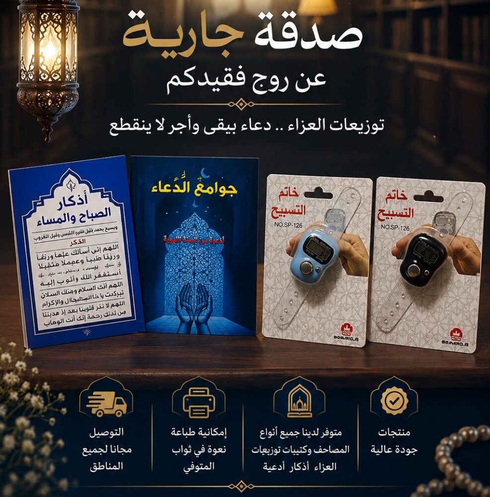 Qur'ans and condolence gifts in Qat - 4