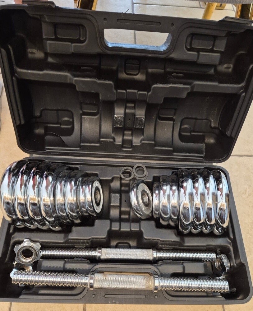 Adjustable Chrome Dumbbell - 2