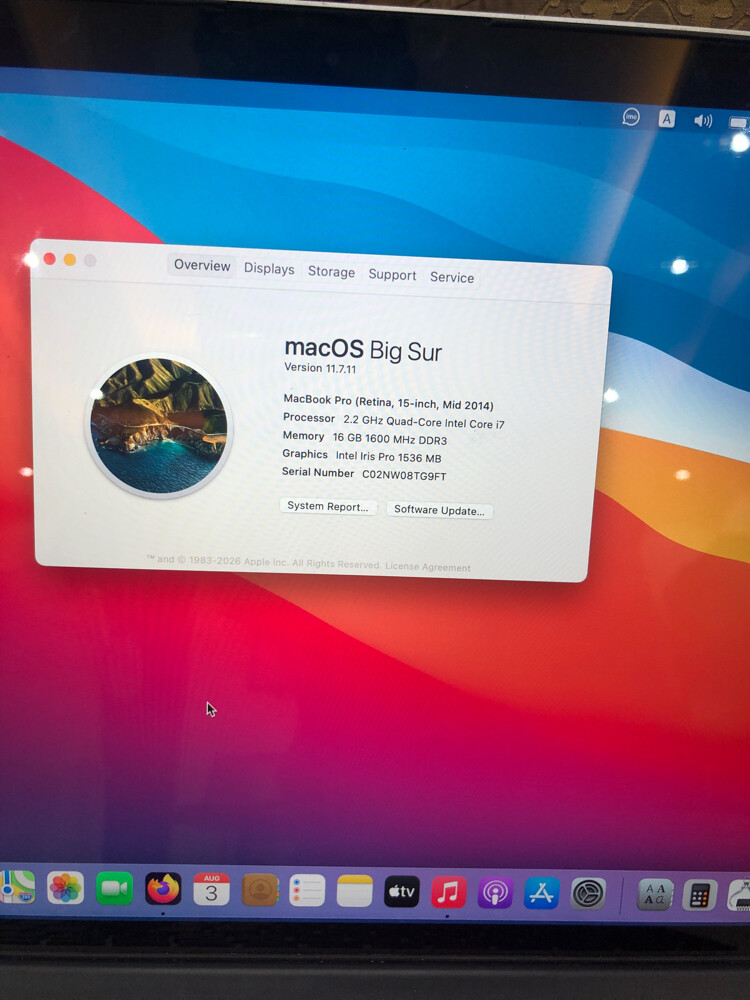 MacBook Pro Big size 2015 - 2