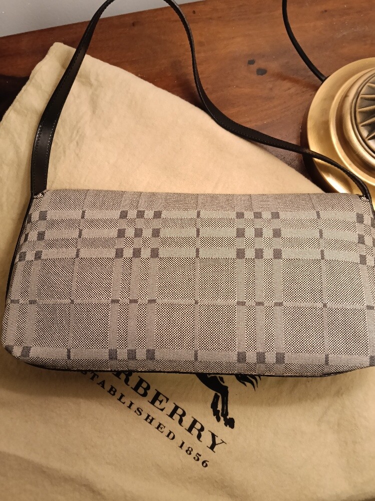 Burberry Haymarket Pochette Bag - 4