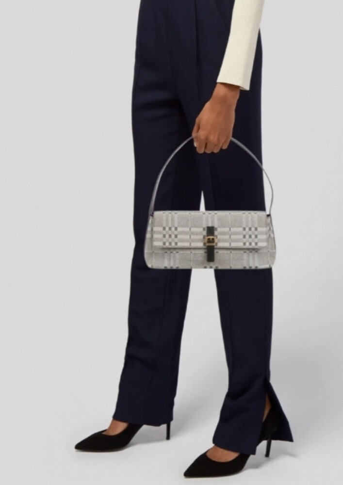 Burberry Haymarket Pochette Bag - 3
