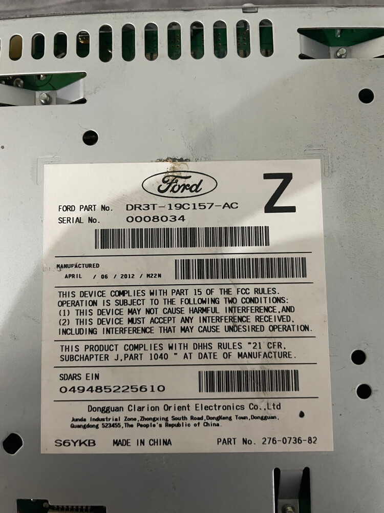 ford Mustang screen display origina - 3