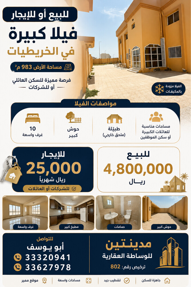 للبيع/ للايجار للشركات بالخريطيات - 1
