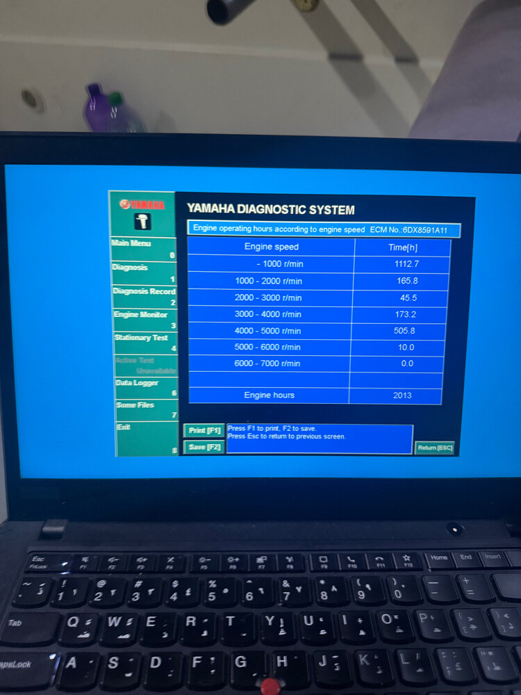 Yamaha Outboard Engine Diagnostic - 2