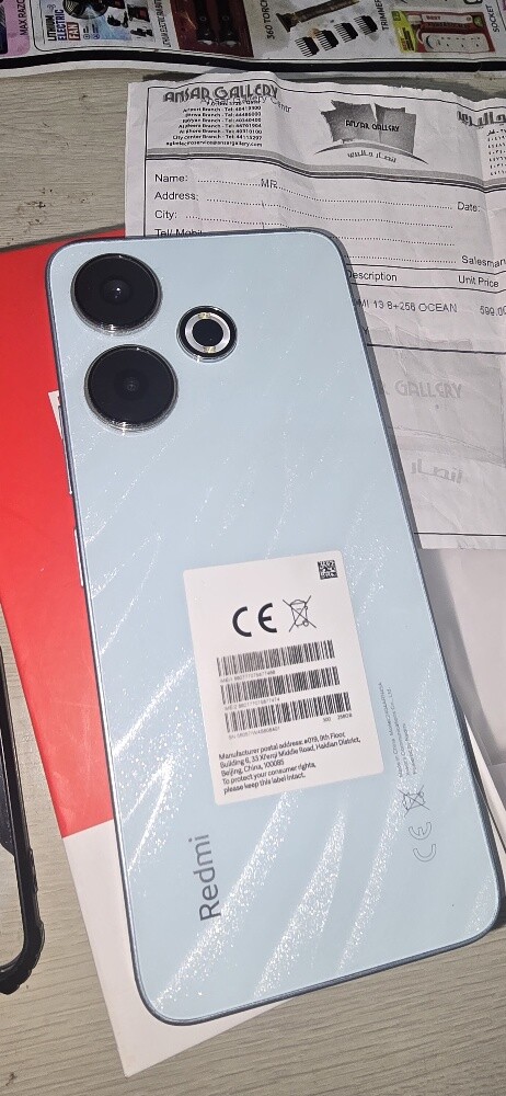 XIAOMI REDMI 13 8/8GB RAM 256 - 10