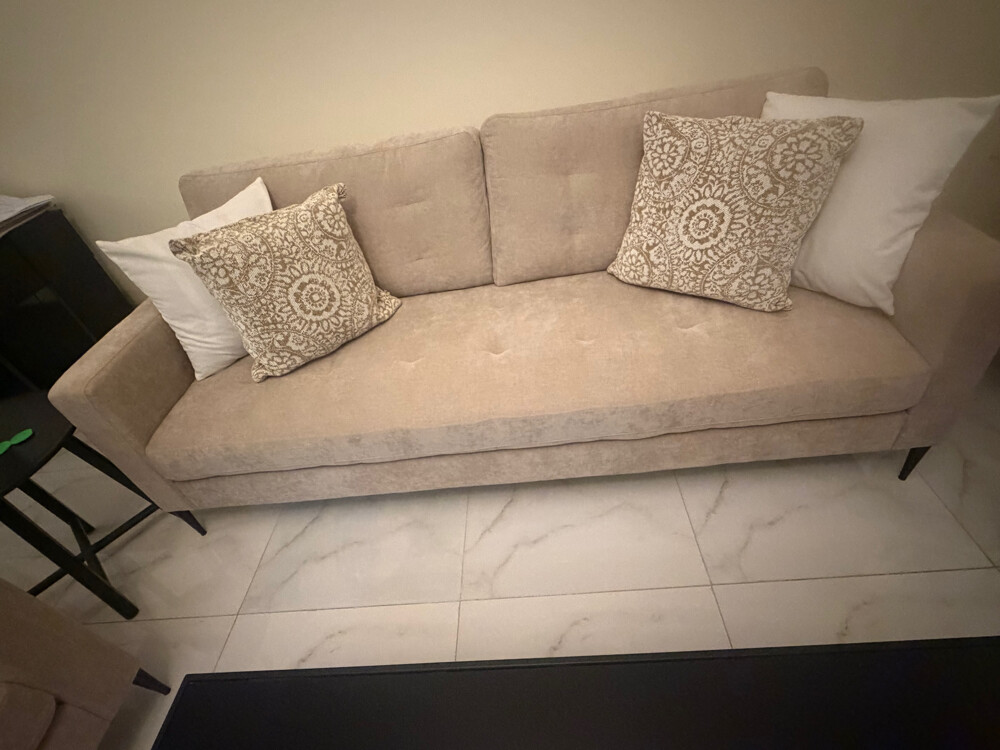 sofa set + center table + side tabl - 4