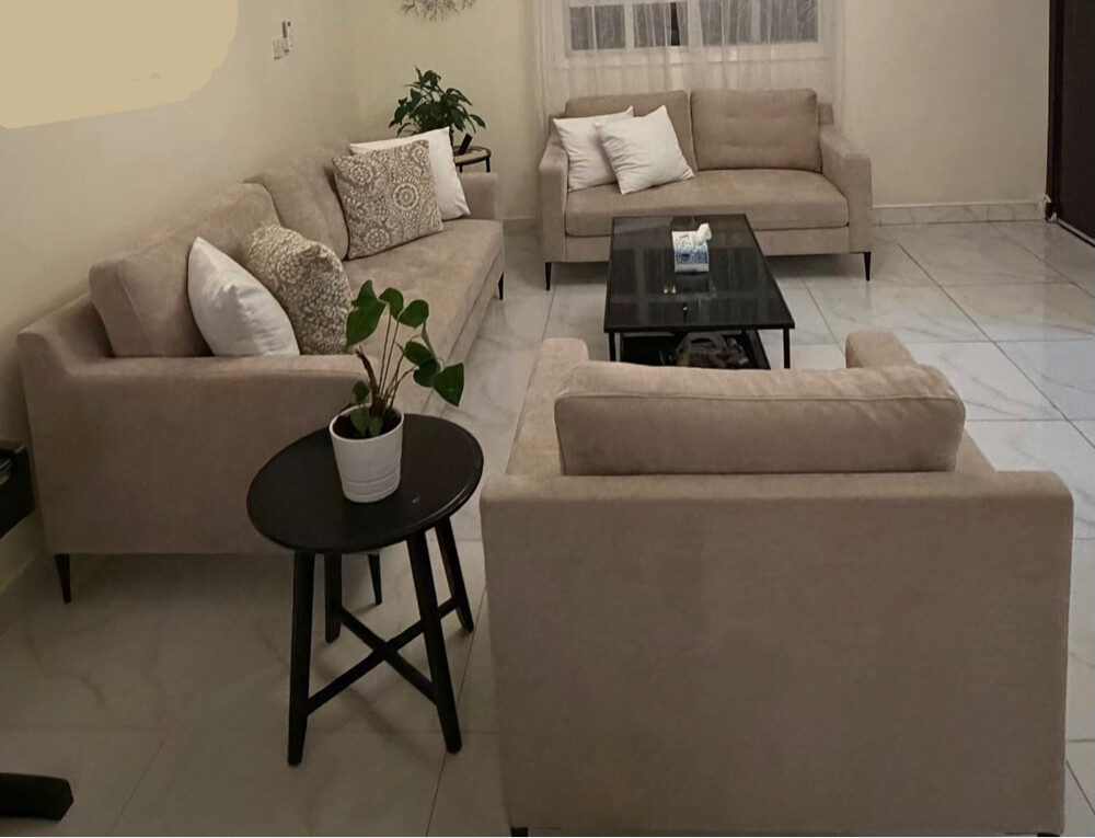 sofa set + center table + side tabl - 1