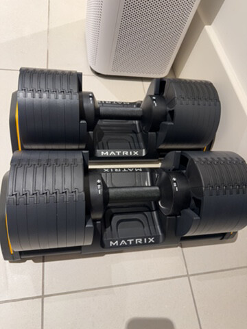Matrix Adjustable Dumbbells (32kg) - 1