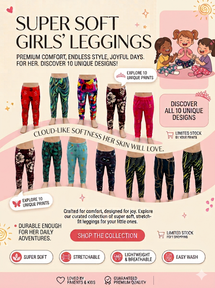 Soft vibrant leggings -Great Price - 7