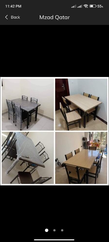 New 6 & 4 chairs Dining Table - 3