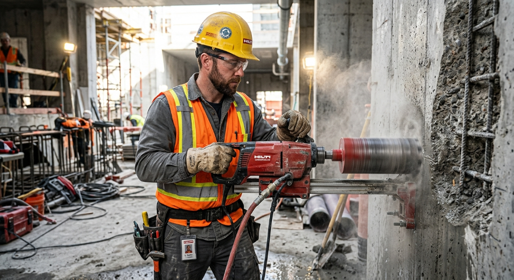 Concrete Coring Without Demolition - 2