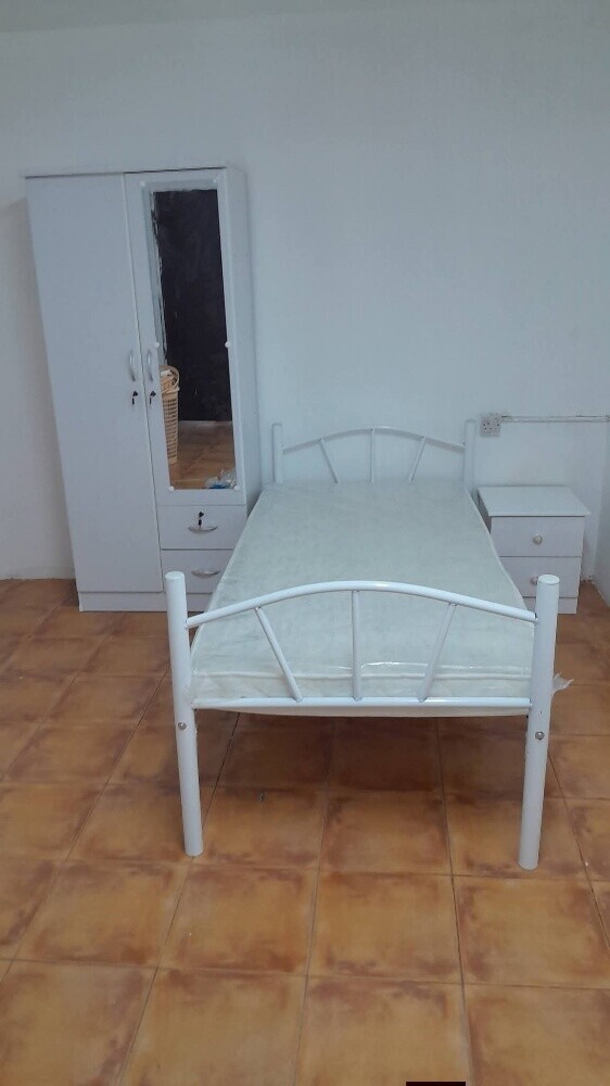New Single Bed , Cupboard, Mattress - 1