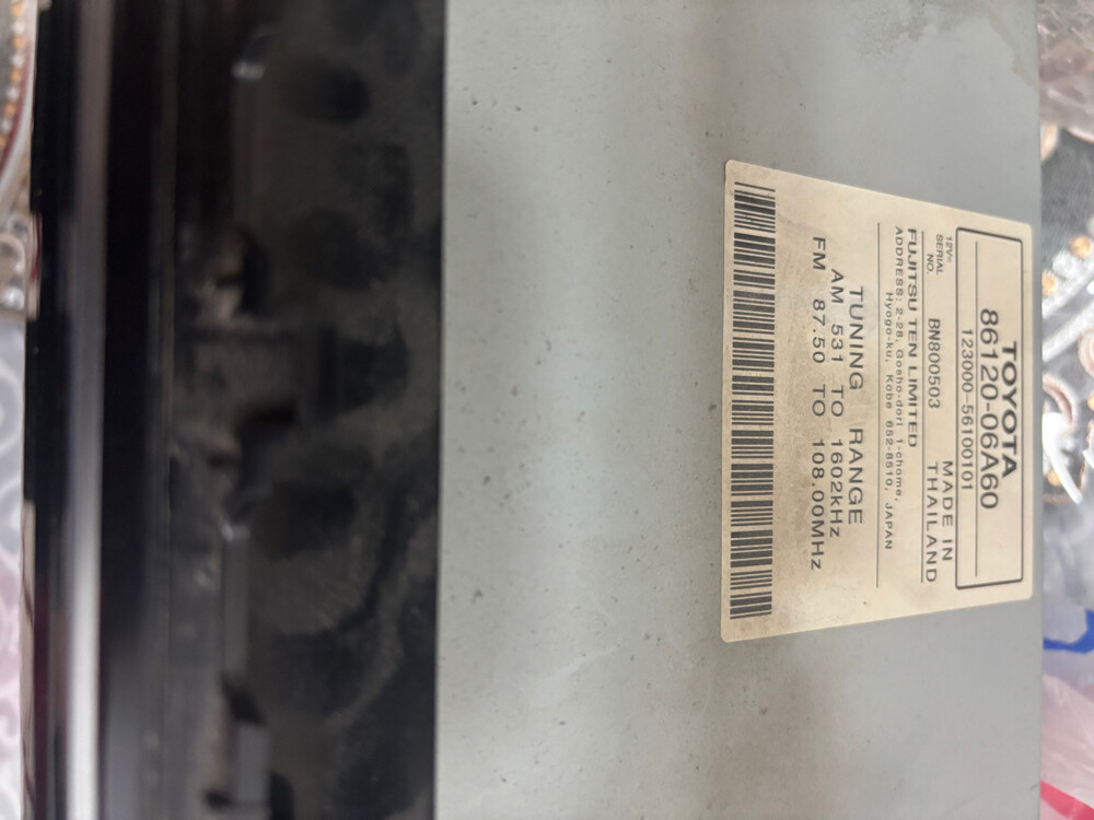 Camry 2017 original tape recorder  - 2