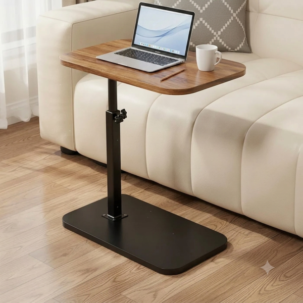 Sofa Side Table, Height Adjustable - 3