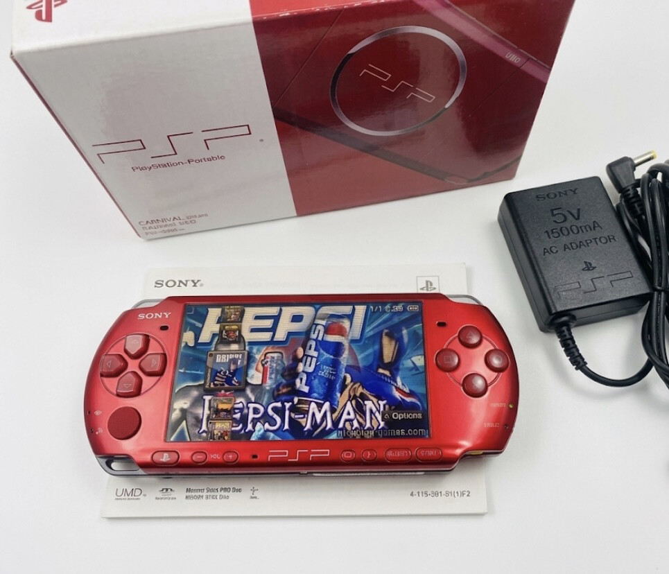 Sony psp with box and games - 4