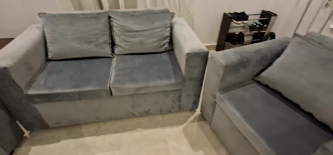 Dark gray sofa, unused and new - 7