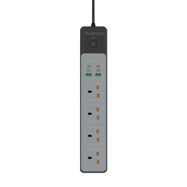 Porodo 4AC 65W 3000W Power Strip - 1
