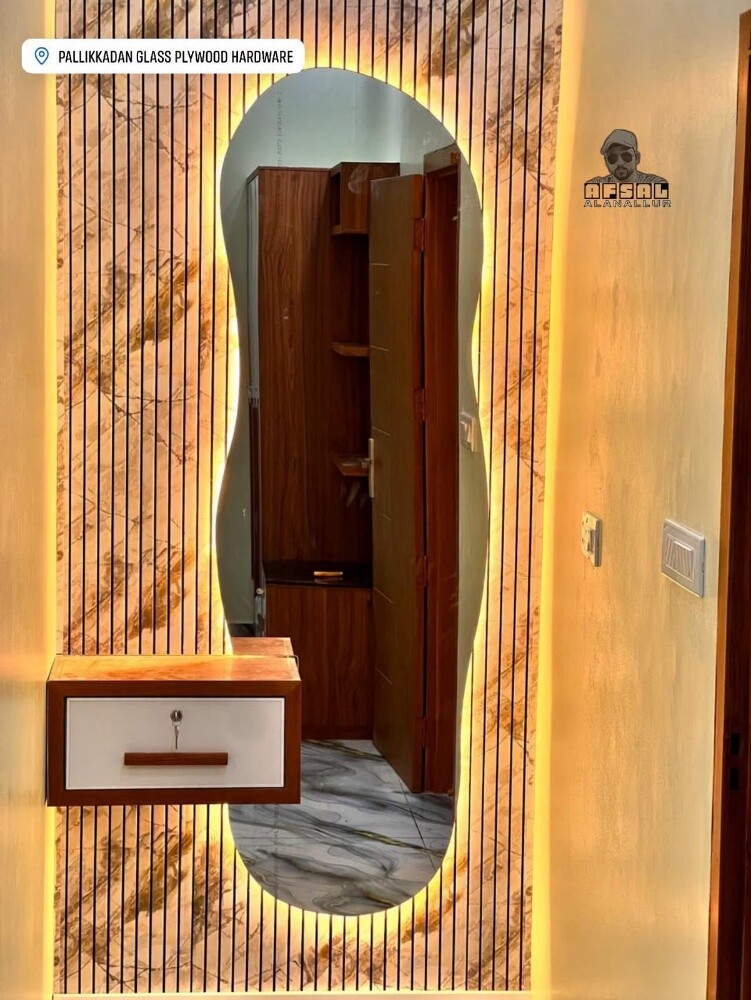Stylish Glass Mirror Work ETc. - 12