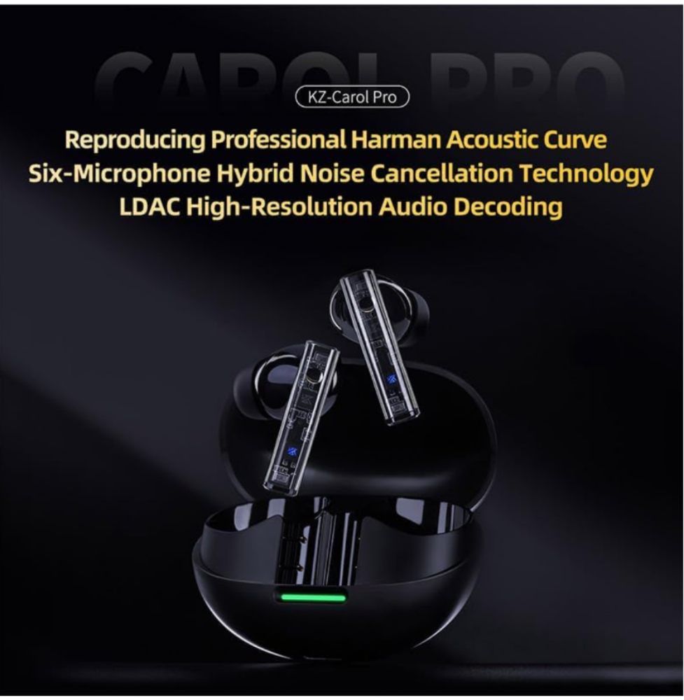 KZ Carol Pro ANC TWS LDAC Earbuds - 2