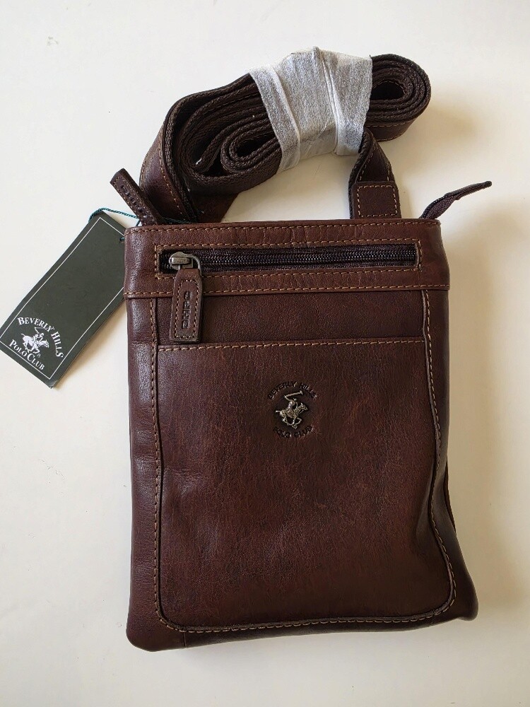 good gift genuine leather Men bag - 3
