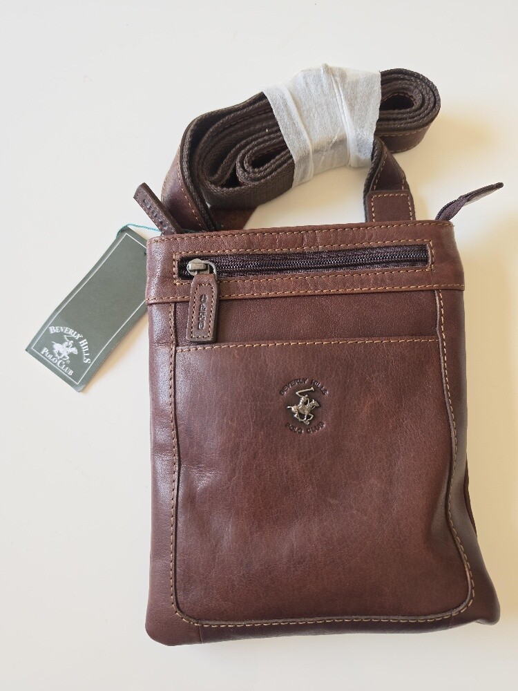 good gift genuine leather Men bag - 4
