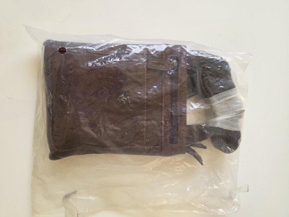 good gift genuine leather Men bag - 2