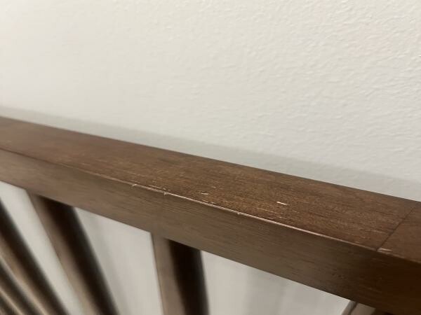 King-size wooden bed - 4