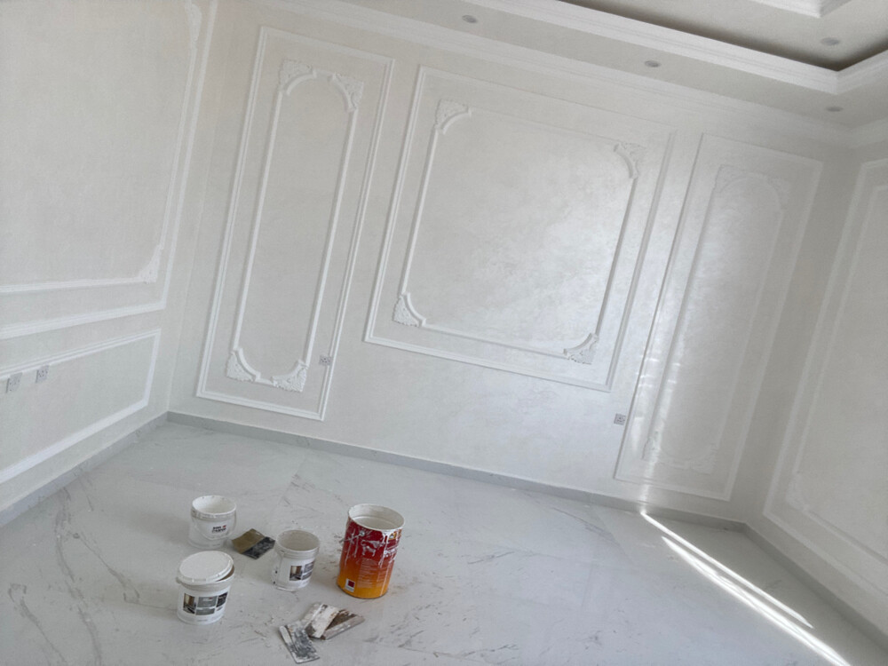 gypsum board and paint work, - 20