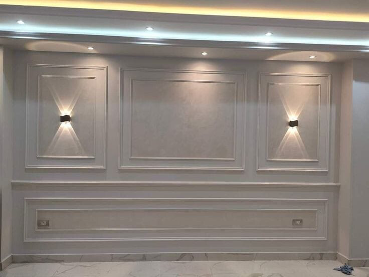 gypsum board and paint work, - 5