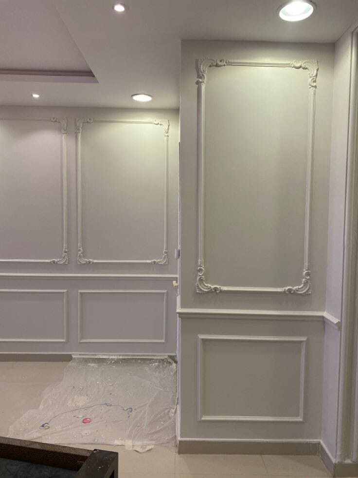 gypsum board and paint work, - 7