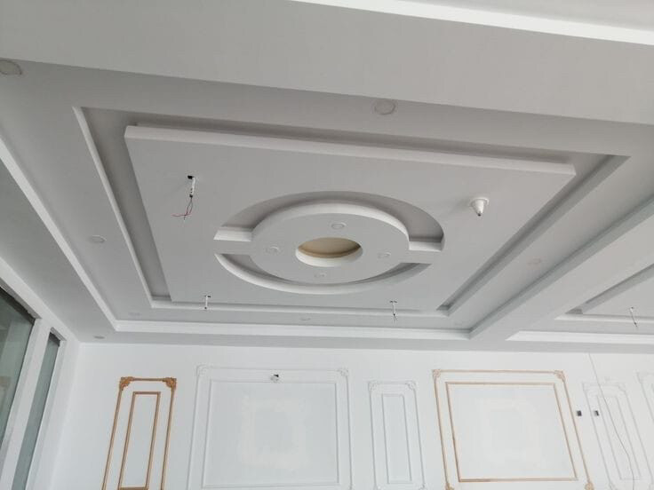 gypsum board and paint work, - 2